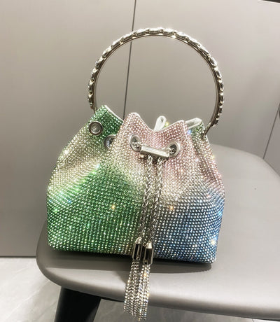 European And American Shiny Diamond Handbag For Women