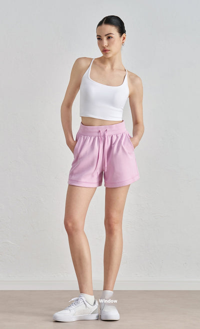 Air Layer Loose And Simple Yoga Shorts
