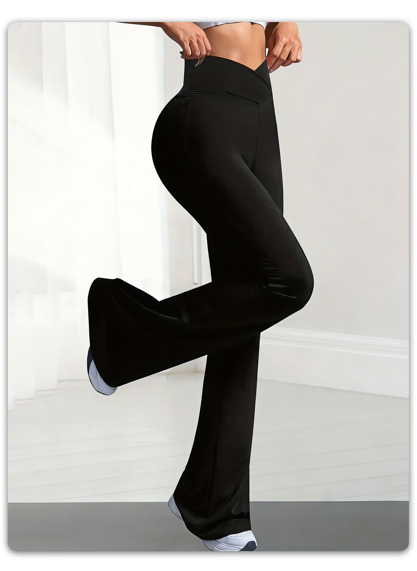 Cross-waist Hip-lifting And Butt-lifting Yoga Fitness Pants