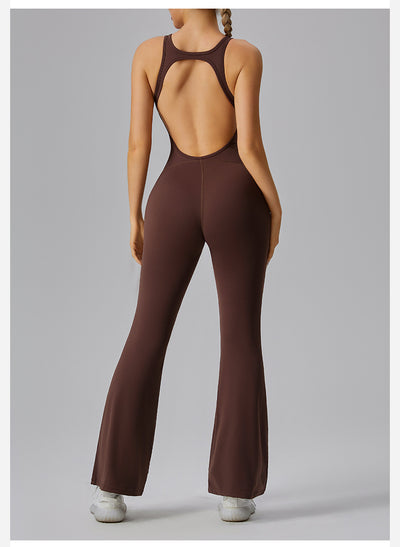 European And American Backless Sleeveless Jumpsuit Women
