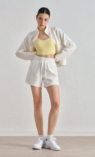 Air Layer Loose And Simple Yoga Shorts