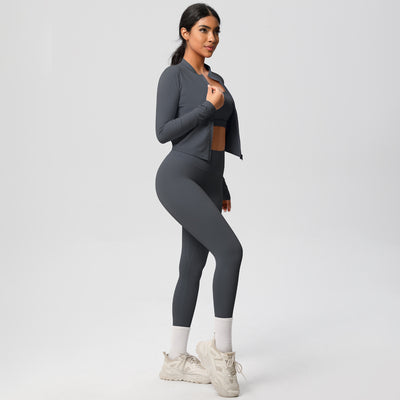 Outdoor Sports Tight-fitting Yoga Outfit Set