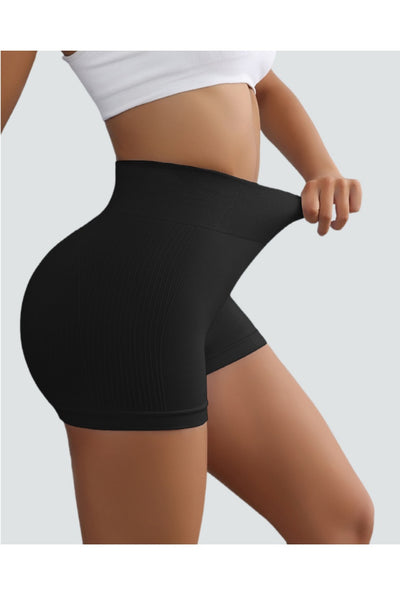 Sports High Elastic Yoga Shorts