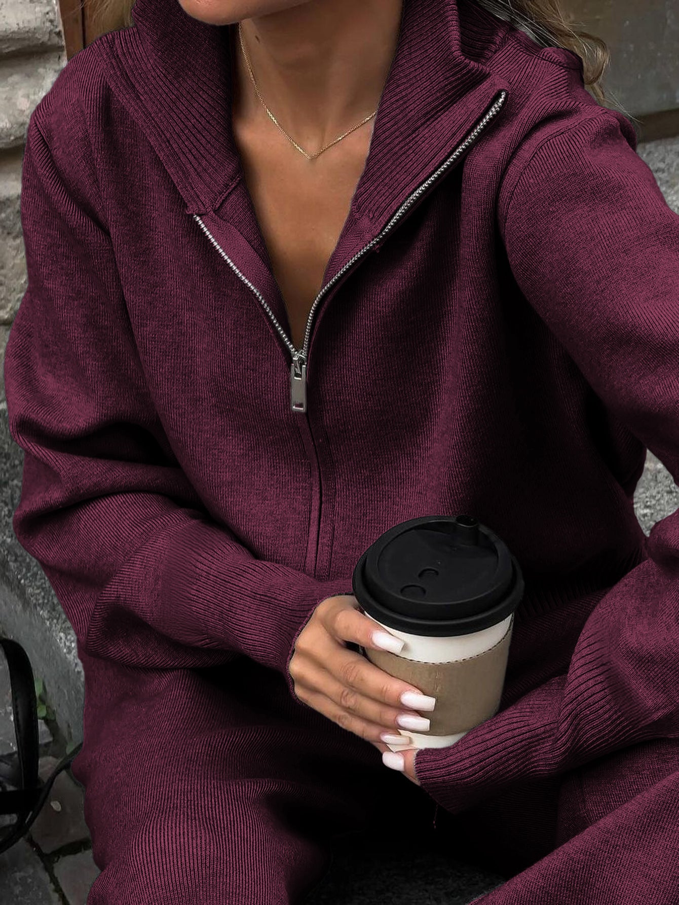 Womens Casual Versatile Long-sleeve Jacket